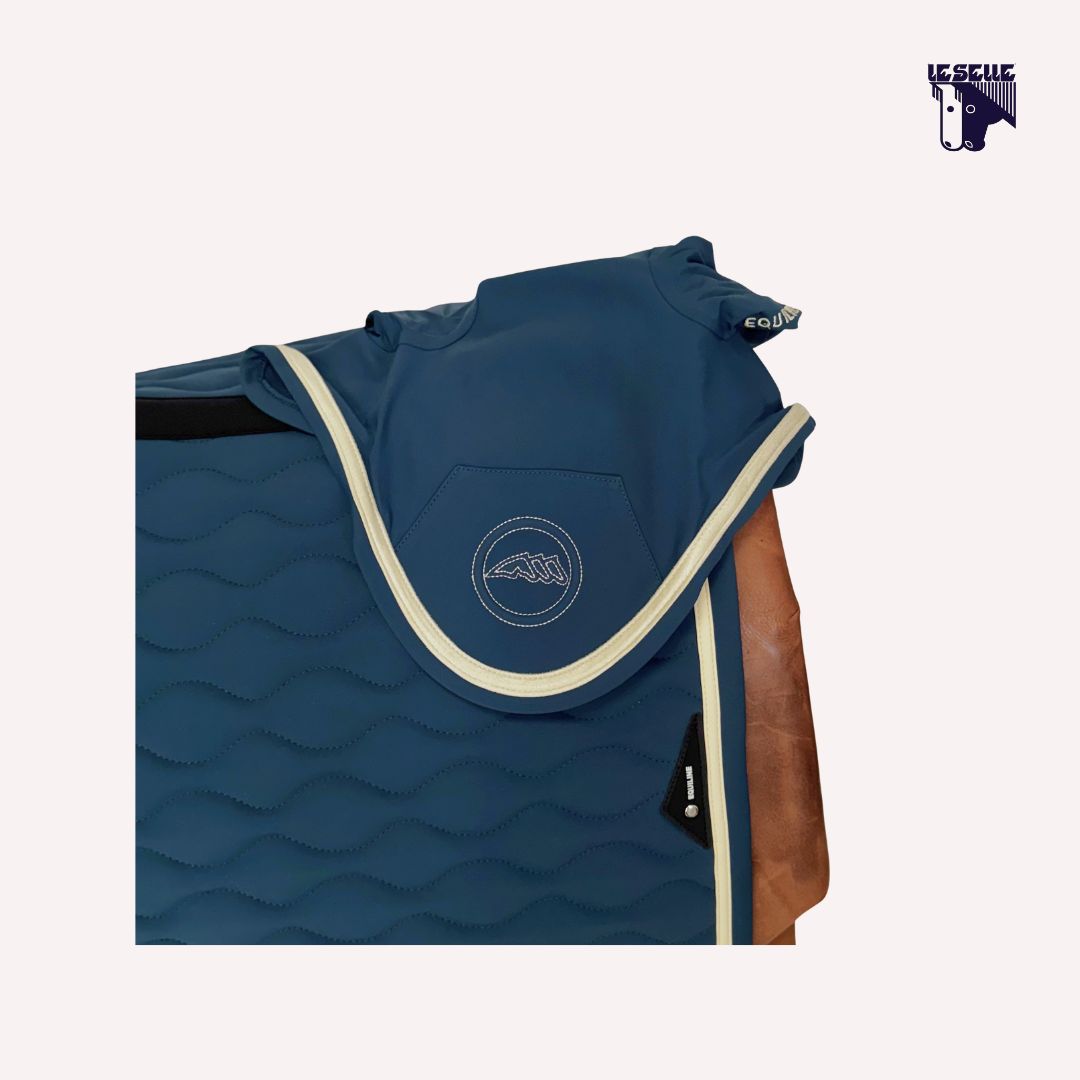 SOTTOSELLA E CUFFIETTA EQUILINE ONDA - LEGION BLUE