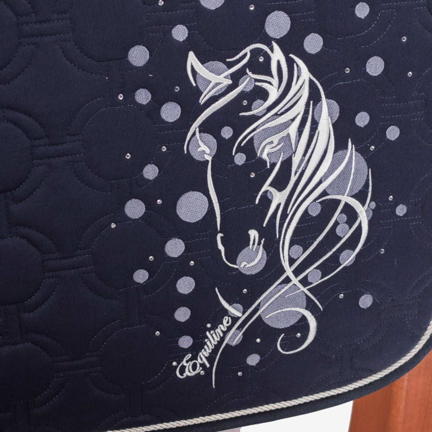 SOTTOSELLA E CUFFIETTA EQUILINE DRESSAGE - BLU