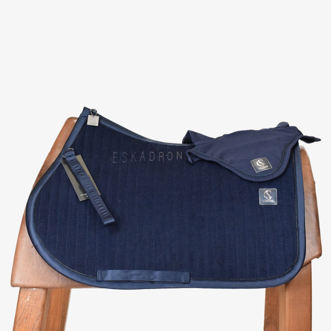 SOTTOSELLA E CUFFIETTA ESKADRON CORD - BLU