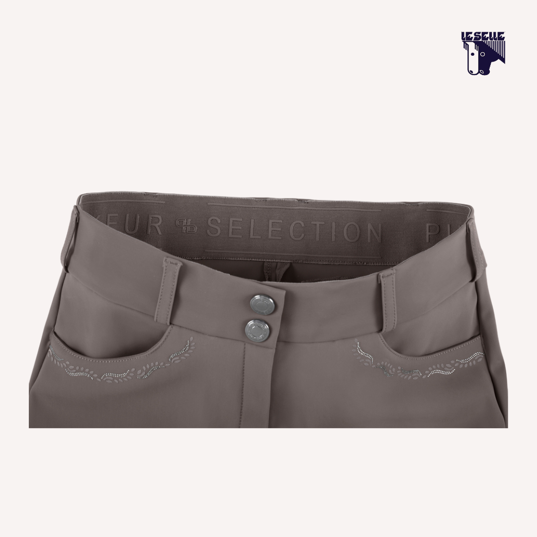 PANTALONI PIKEUR CEELINA - TORTORA