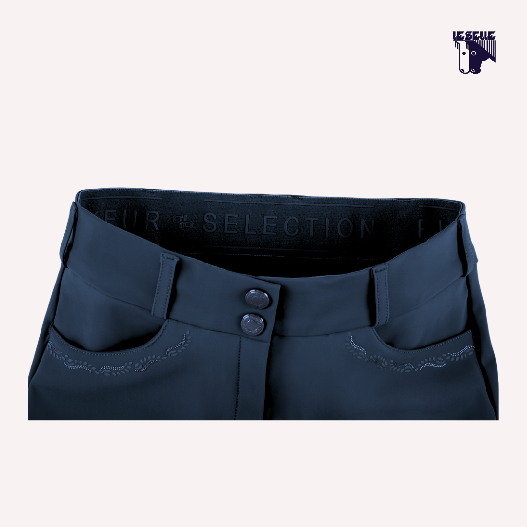 PANTALONI PIKEUR CEELINA - BLU