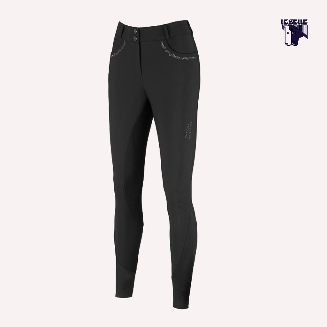PANTALONI PIKEUR CEELINA - NERO