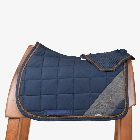 SOTTOSELLA E CUFFIETTA MARTA MORGAN - BLU FASCIA