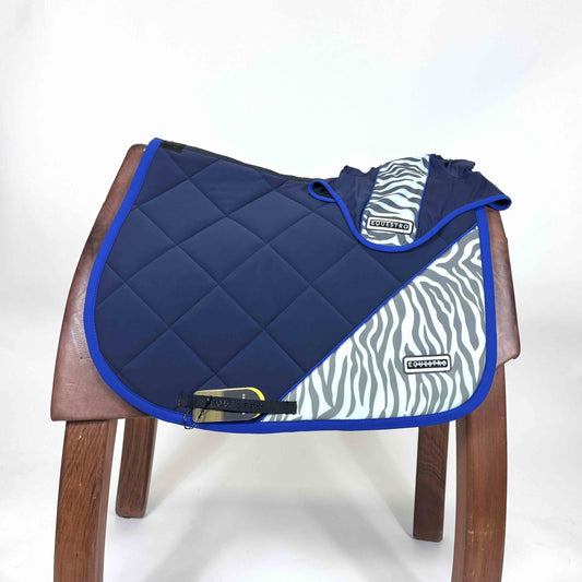 COMPLETO EQUESTRO - BLU E ANIMALIER