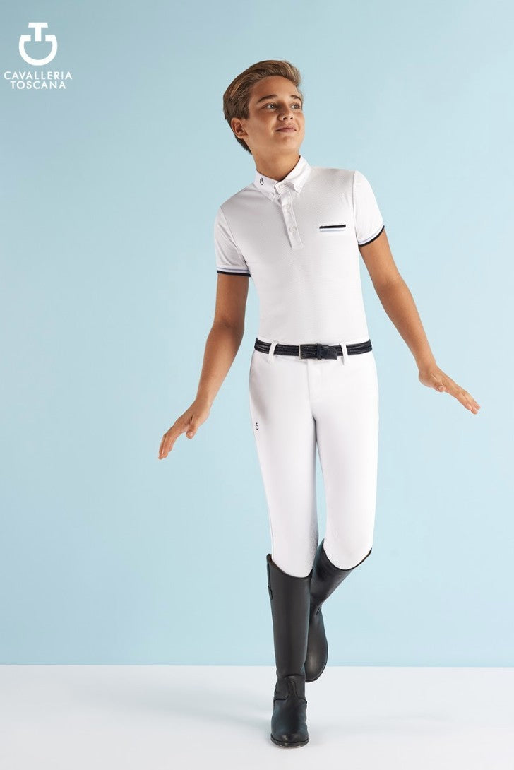 CAVALLERIA TOSCANA TECH NET POLO BAMBINO
