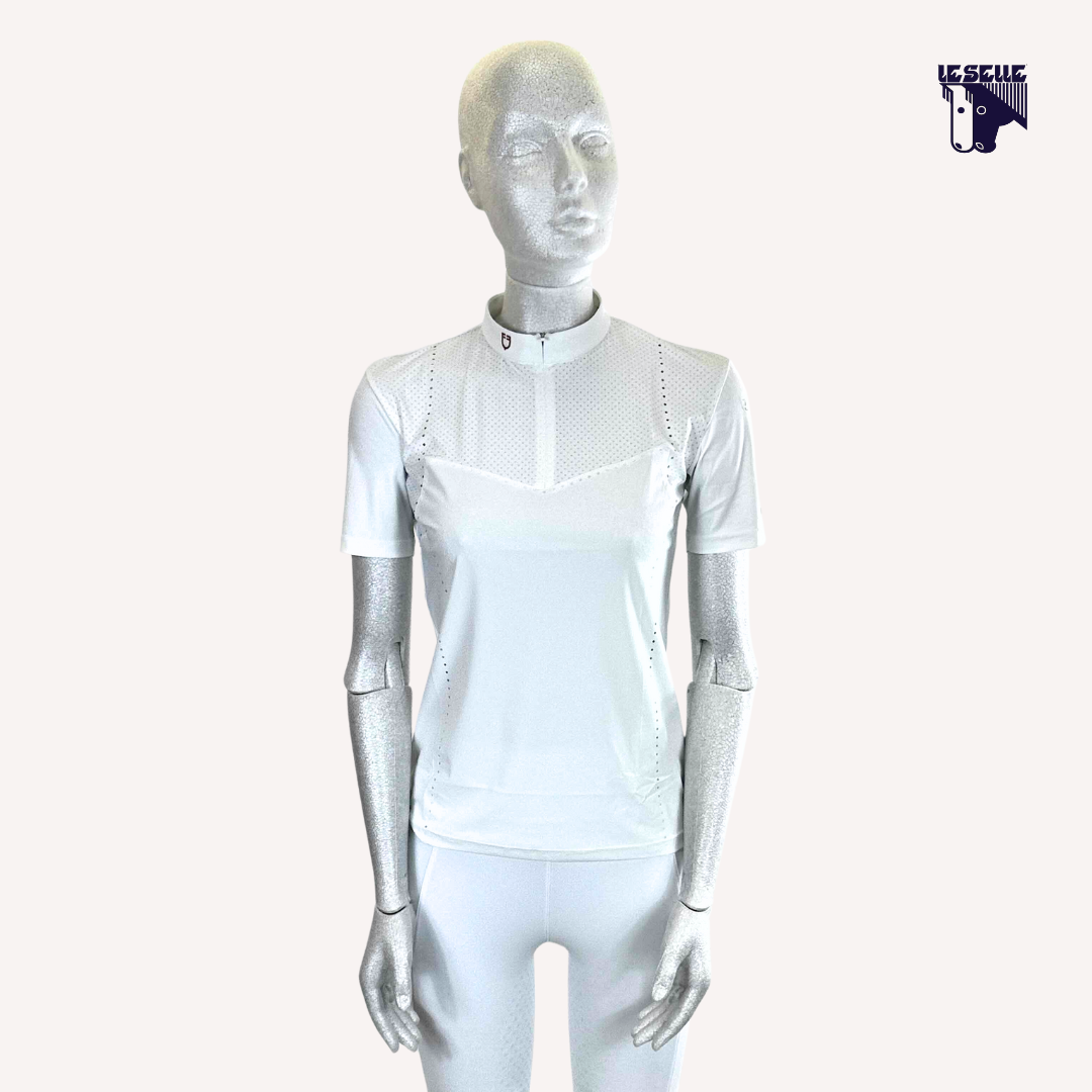 PERFORATED EQUESTRIAN COMPETITION POLO