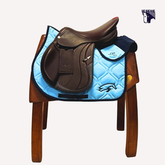 SARM HIPPIQUE SADDLE PAD AND HAT - DARK BLUE