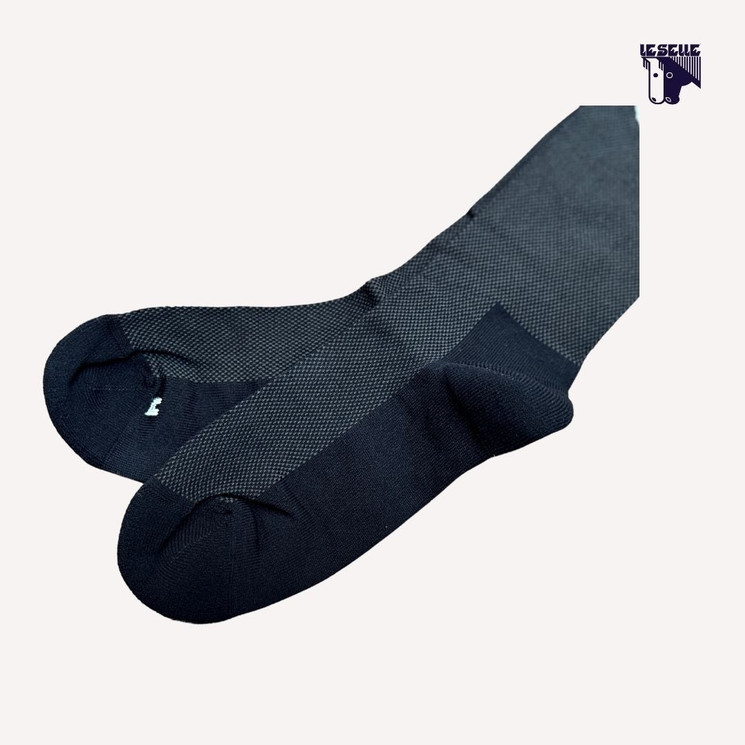 EQUILINE CARLIC RIDING SOCKS - BLACK