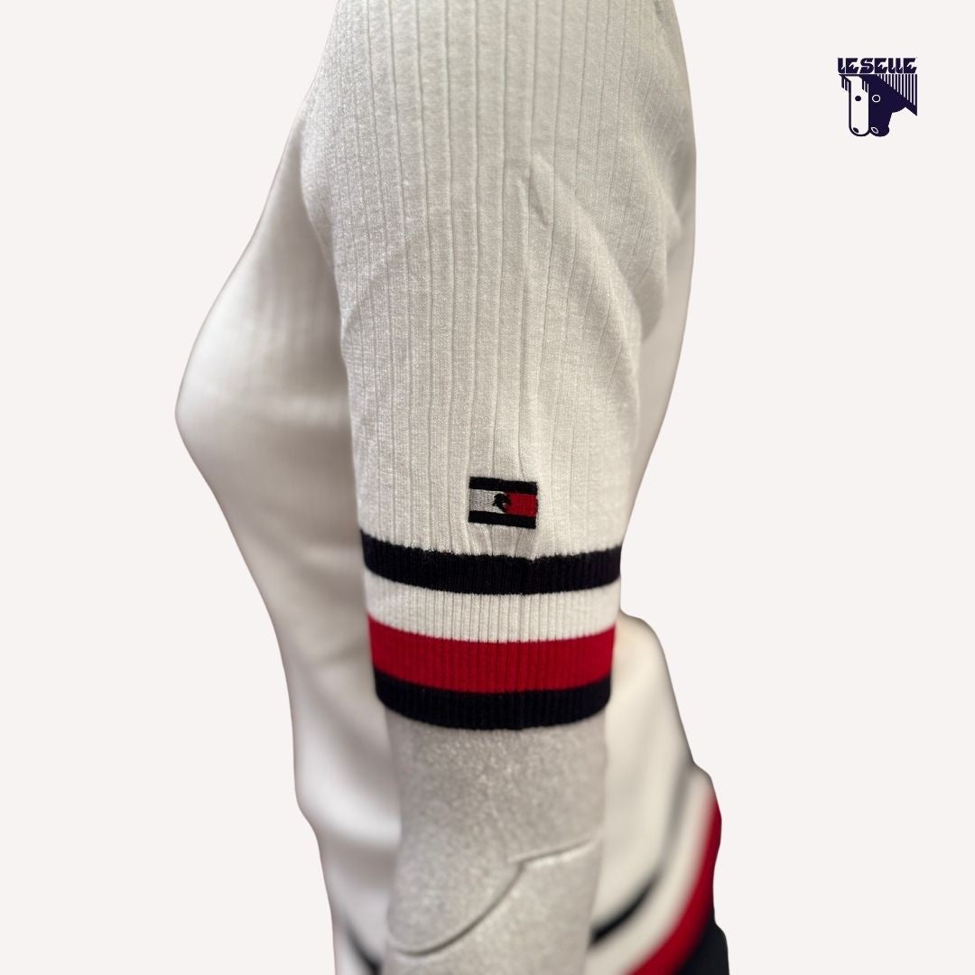 TOMMY HILFIGER LENOX SWEATER - WHITE