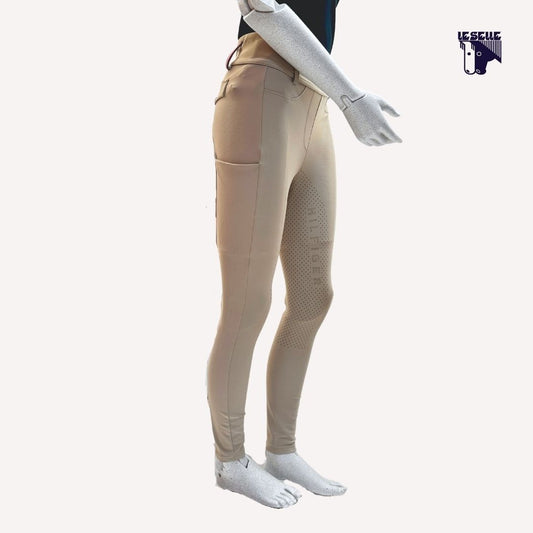 TOMMY HILFIGER HIGHLAND LEGGINGS - BEIGE