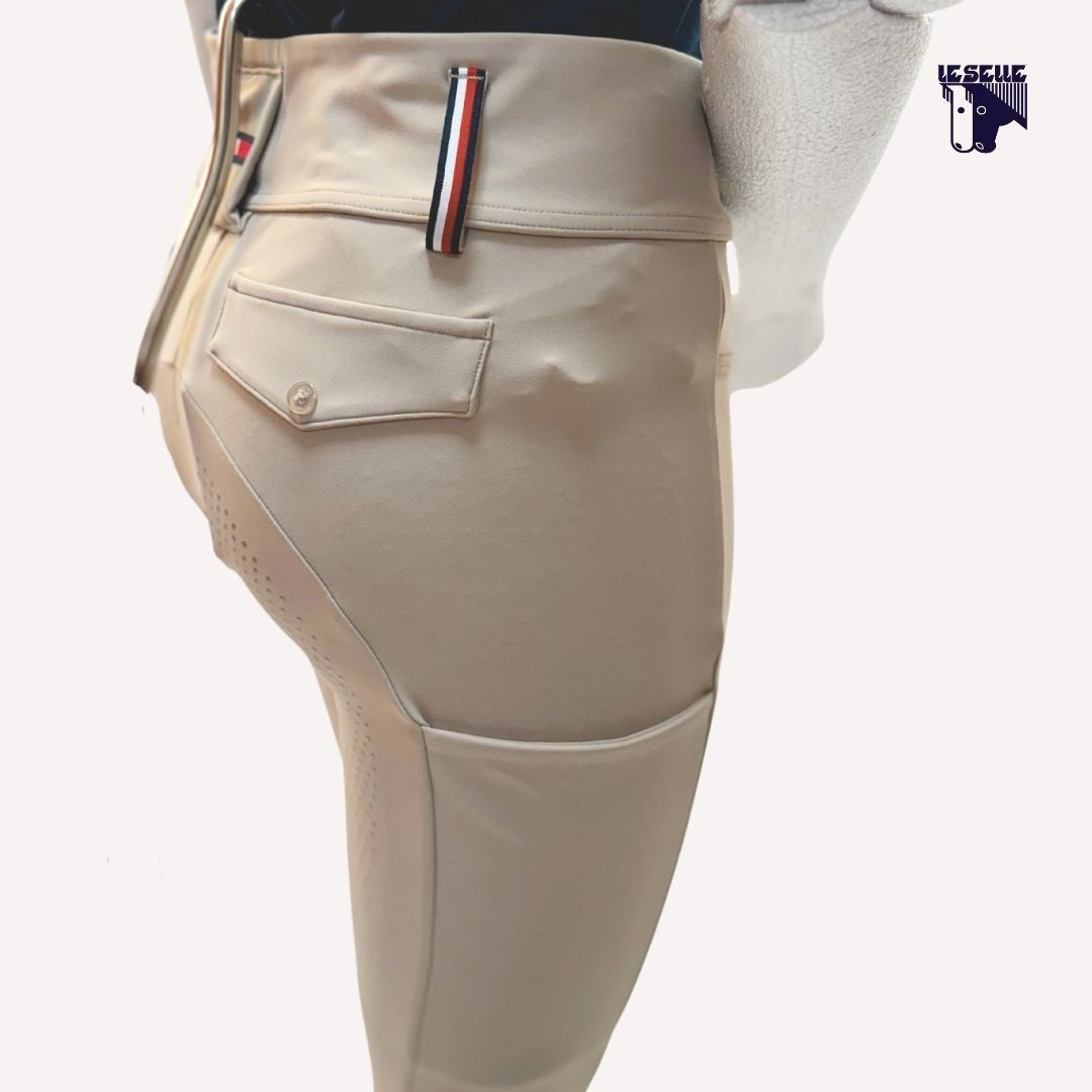 TOMMY HILFIGER HIGHLAND LEGGINGS - BEIGE
