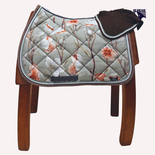 COMPLETO MARTA MORGAN SALVIA - FIORI ROSA