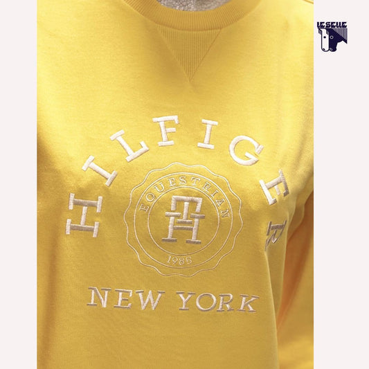 TOMMY HILFIGER EVANS SWEATSHIRT - YELLOW
