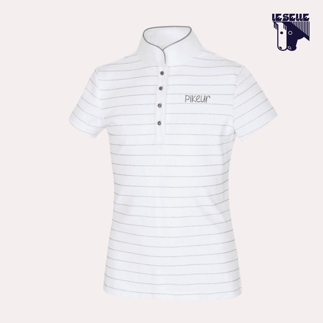 POLO FILLY DA CONCORSO BIMBA PIKEUR - BIANCO