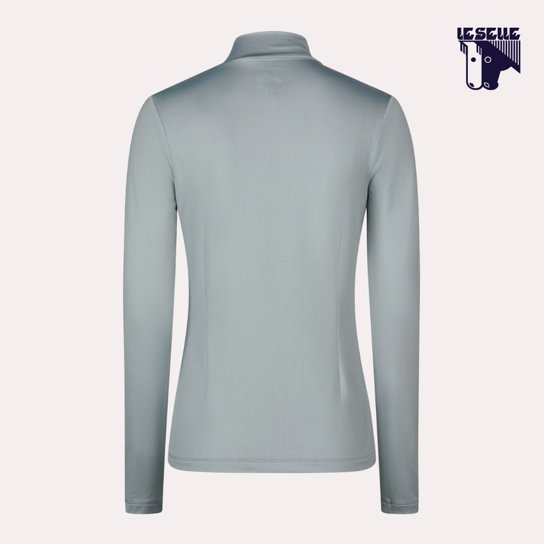 MAGLIA PIKEUR DOTS SHIRT ATHLEISURE - AZZURRO POLVERE