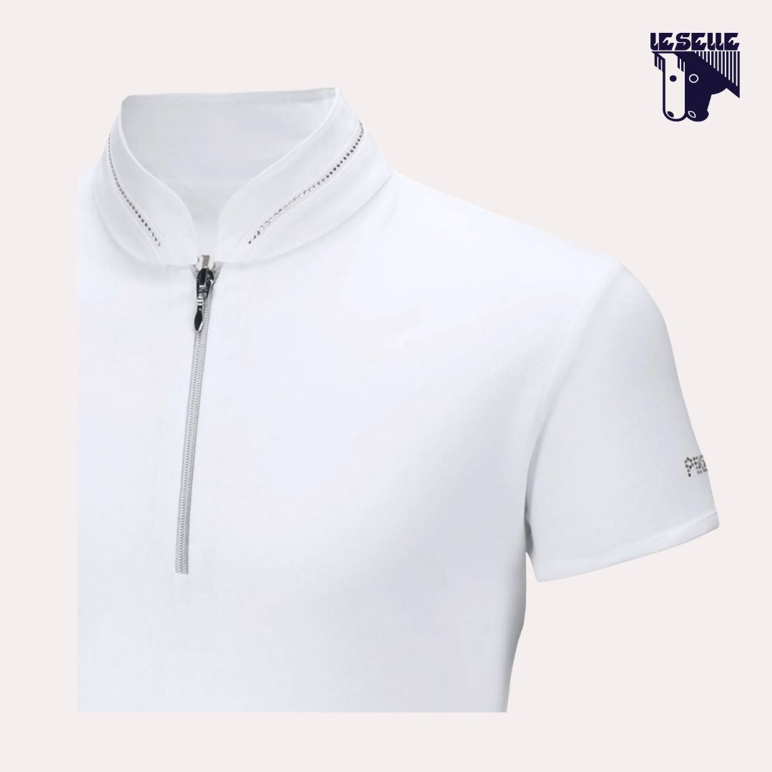 POLO LYNN DA CONCORSO BIMBA PIKEUR - BIANCO