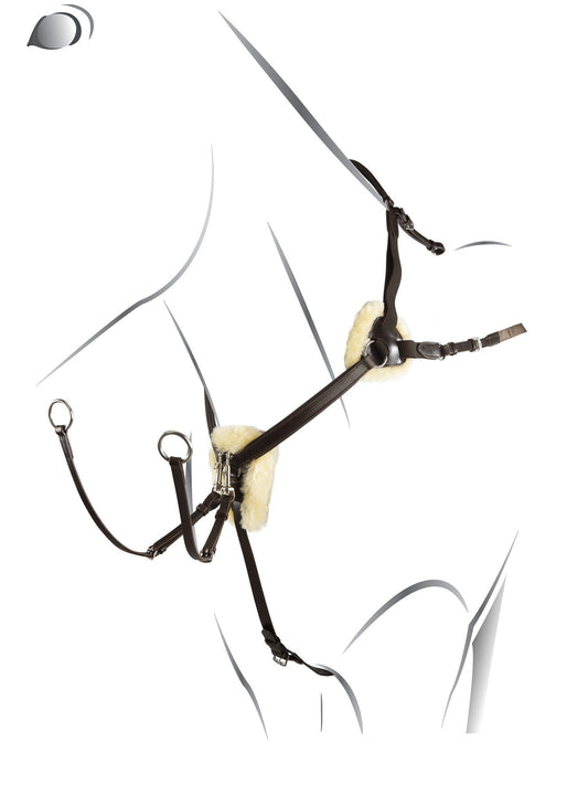 EQUESTRO "EVENT" BREASTPLATE - BROWN