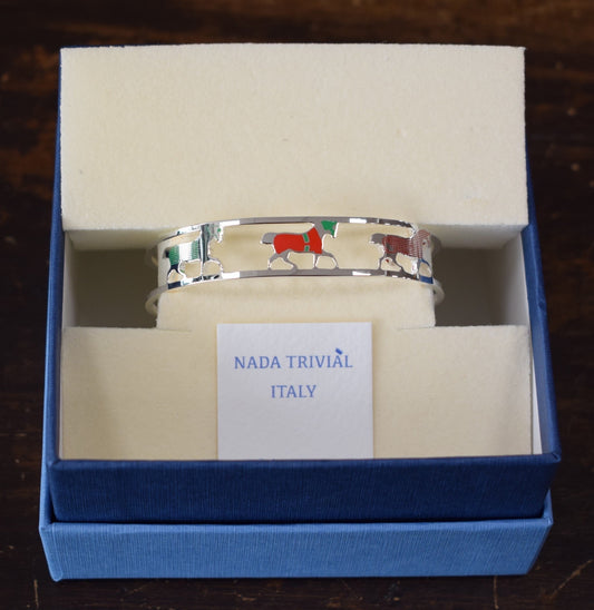 NADA TRIVIAL BRACELET WITH THREE HORSES
