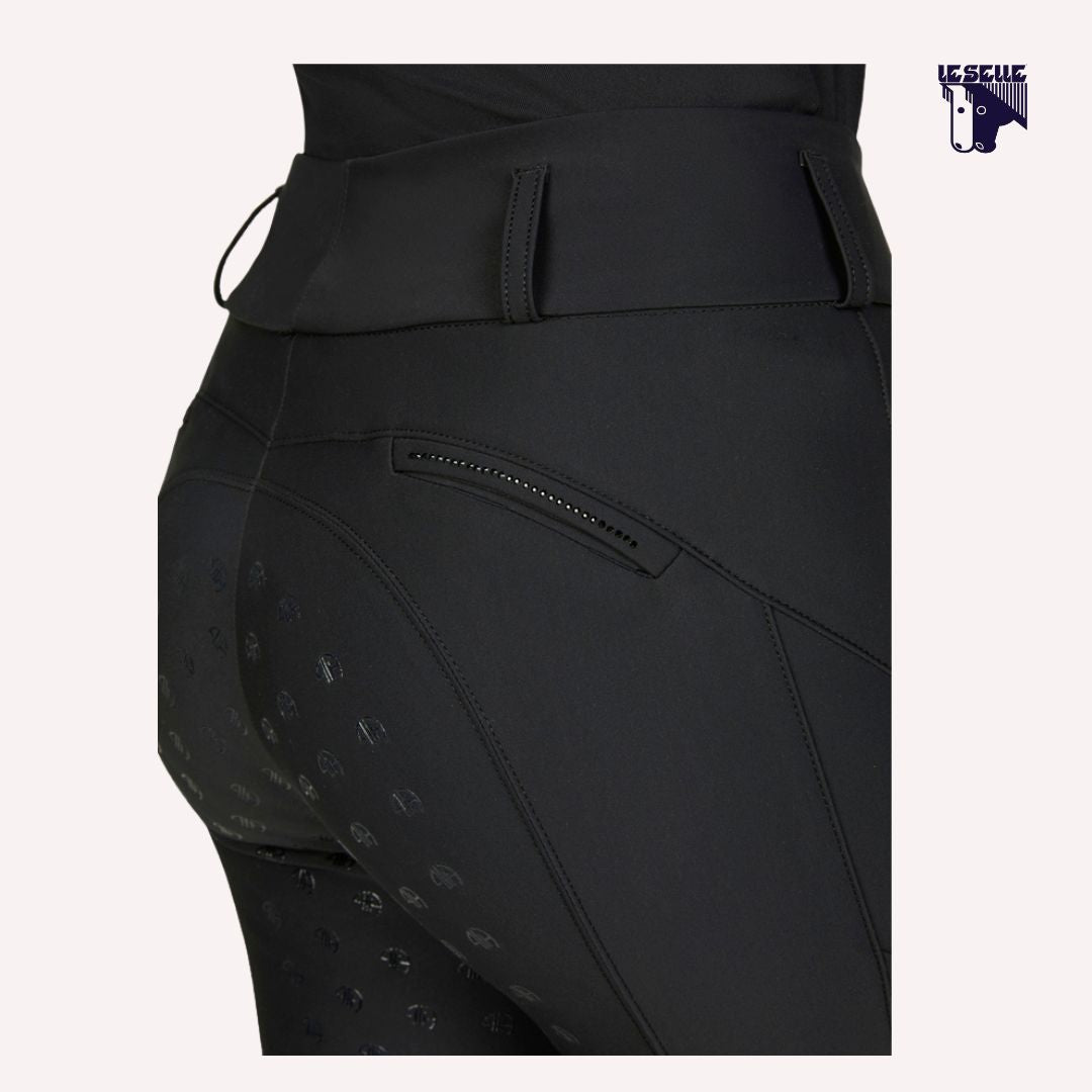 LEGGINGS PIKEUR MALIA - NERO