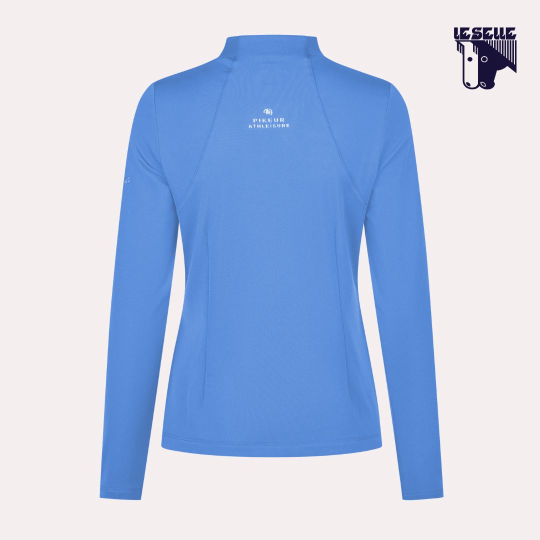 MAGLIA TERMICA PIKEUR ROLLNECK ATHLEISURE - AZZURRO
