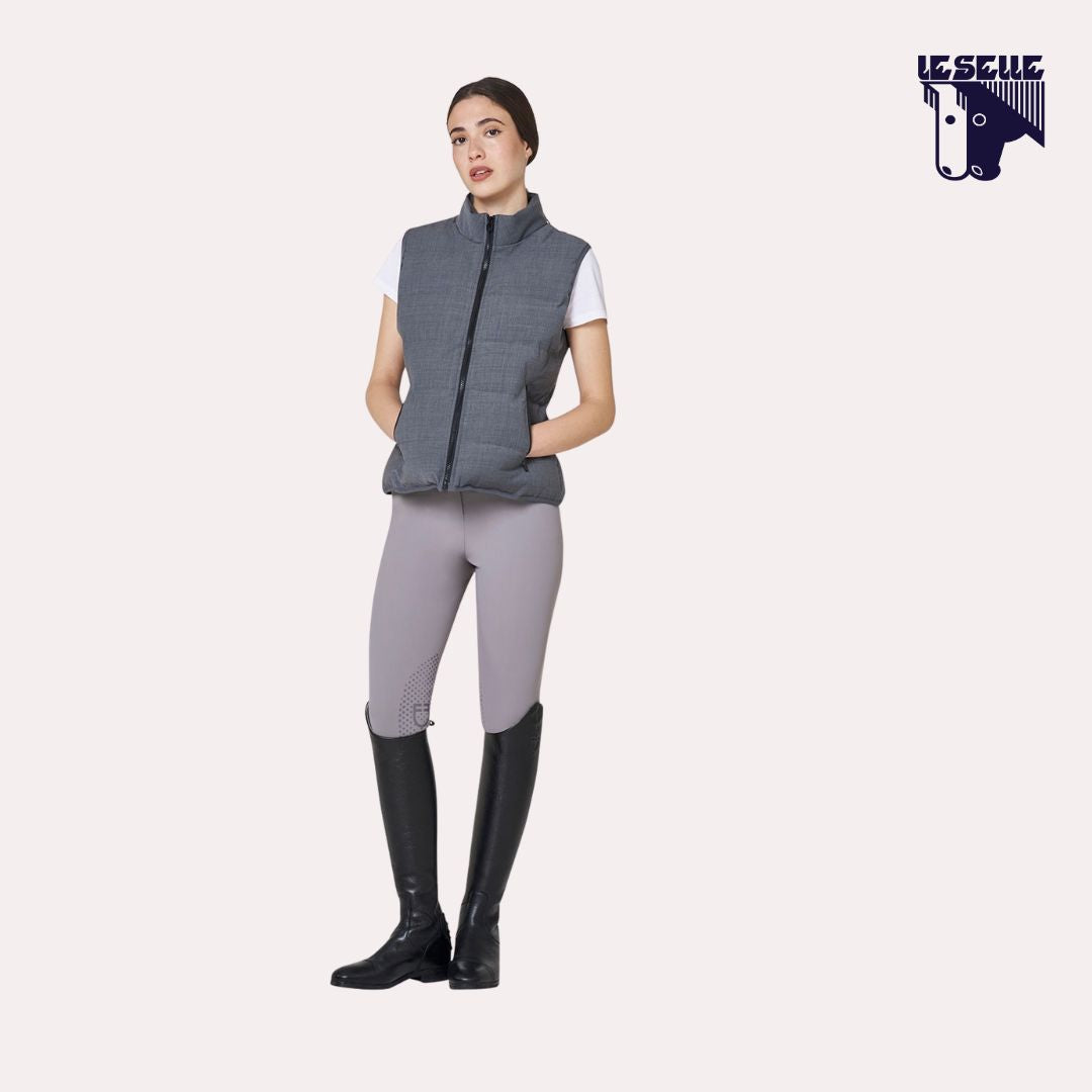 SMANICATO IN LANA EQUESTRO - GRIGIO