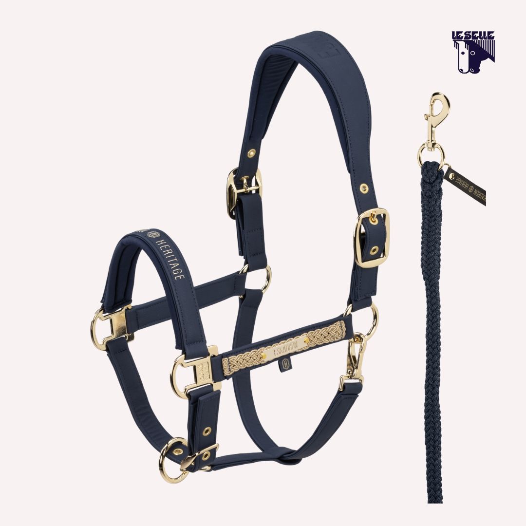 CAVEZZA E LUNGHINA ESKADRON FAUX LEATHER HERITAGE - BLU