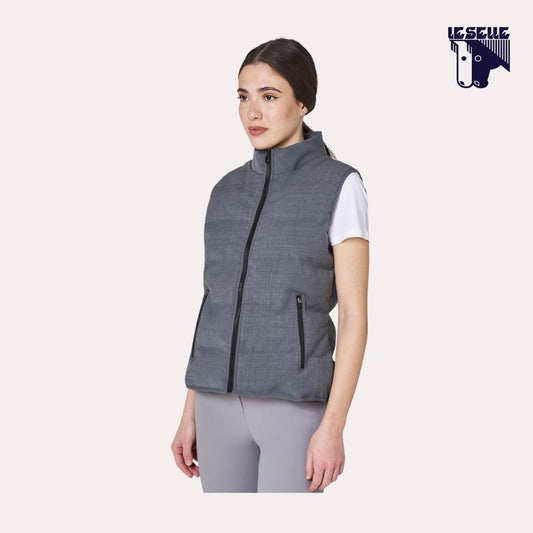 SMANICATO IN LANA EQUESTRO - GRIGIO