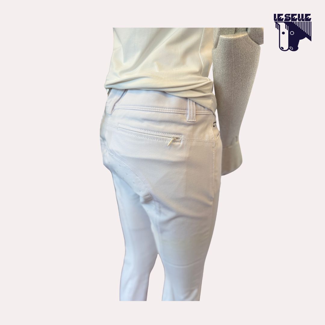 PANTALONE DA GARA FULL GRIP ANIMO - BIANCO