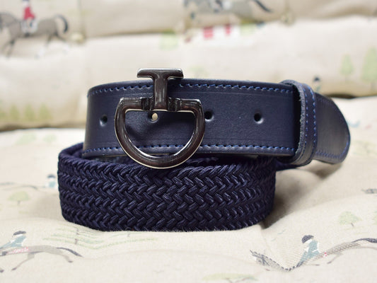 CT UNISEX ELASTIC BELT BLUE