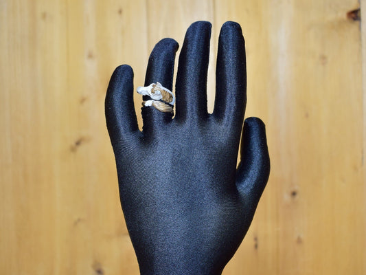 ARAB HORSE BRONZE RING