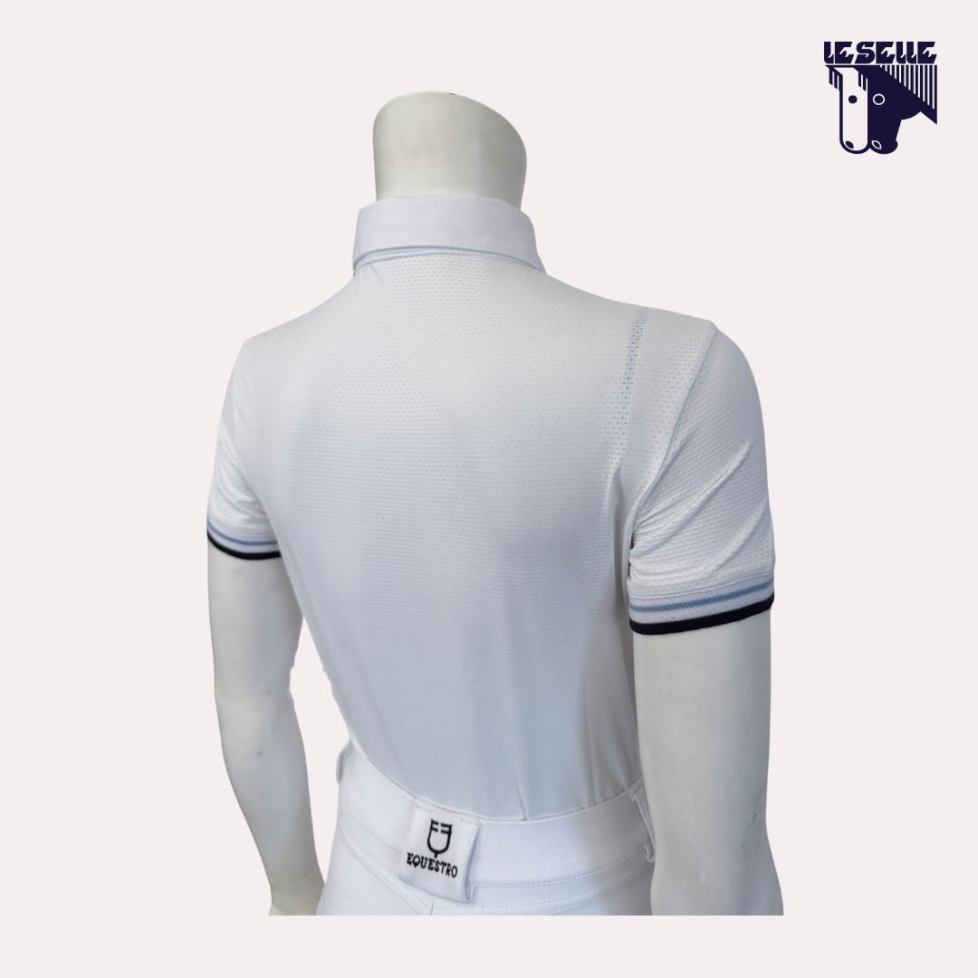 POLO TECH NET DA CONCORSO BIMBO CAVALLERIA TOSCANA - BIANCO