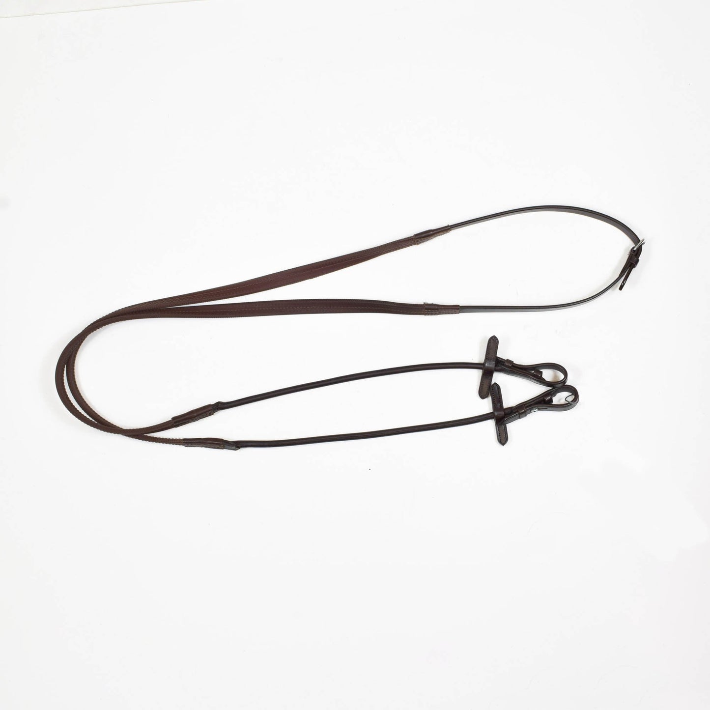 SCHOCKEMOHLE ROUND LEATHER REINS - BROWN
