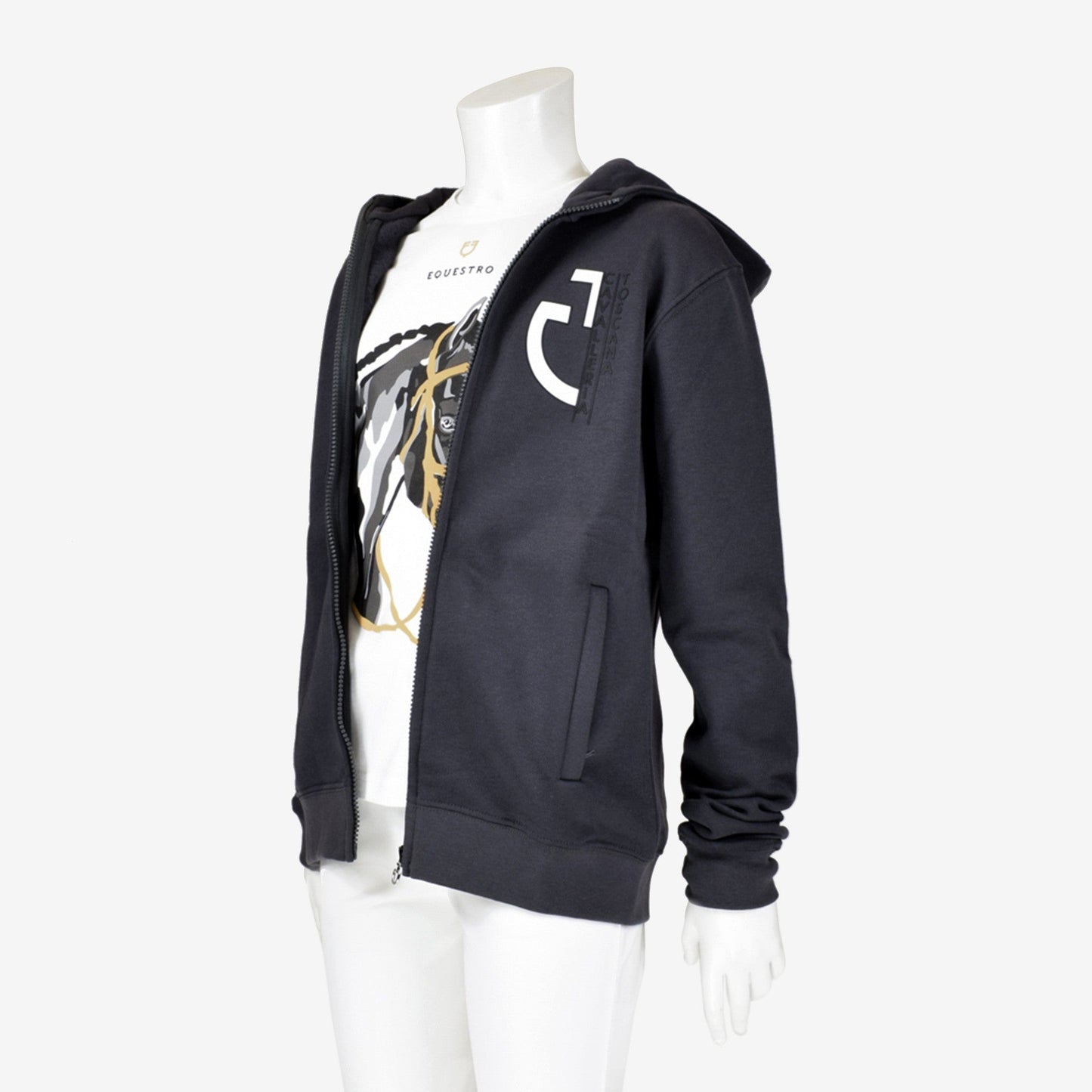 CAVALLERIA TOSCANA COTTON FLEECE SWEATSHIRT