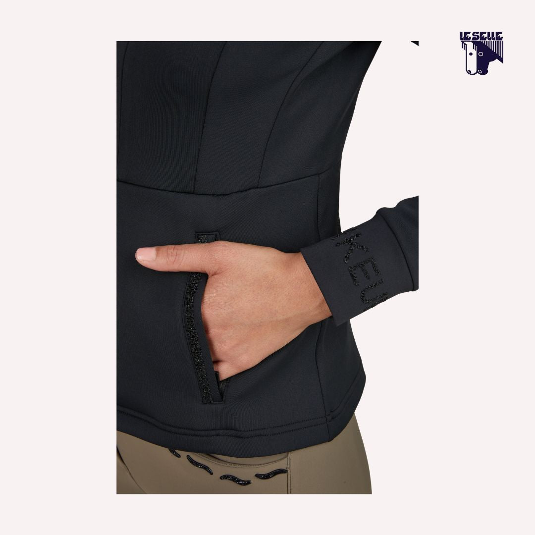 PIKEUR JERSEY JACKET -NERO