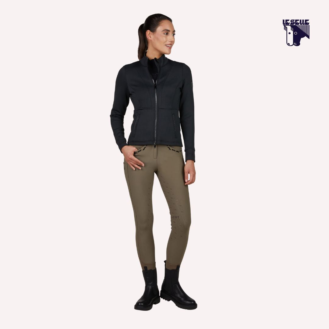 PIKEUR JERSEY JACKET -NERO