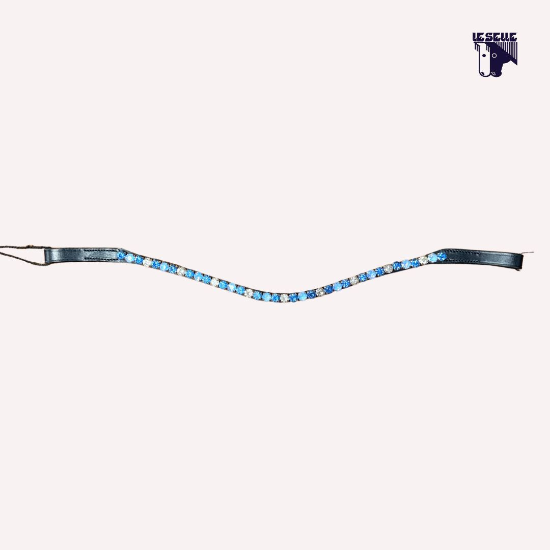 FRONTALINO SILVERLINE TACK - AZZURRO SHADOW