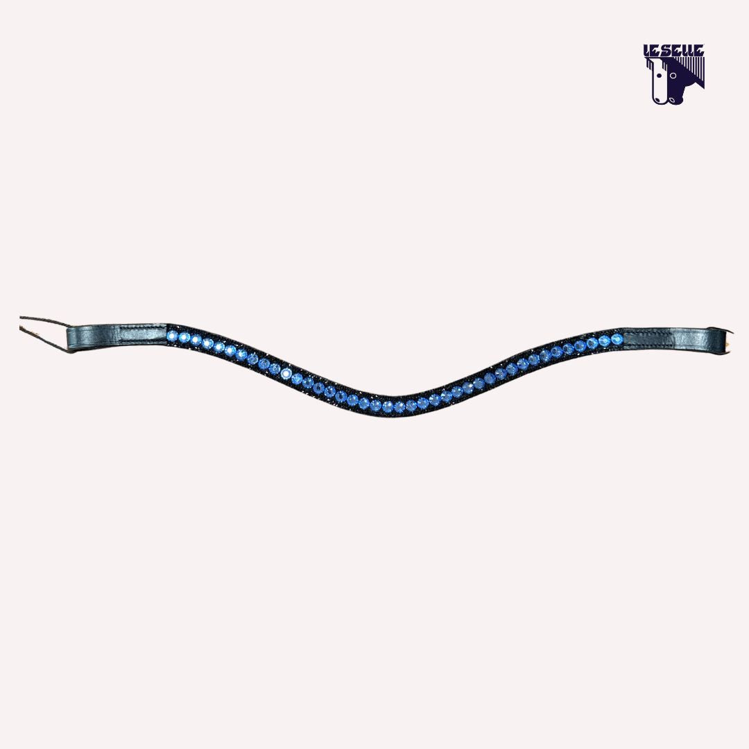 FRONTALINO SILVERLINE TACK - BLU/NERO