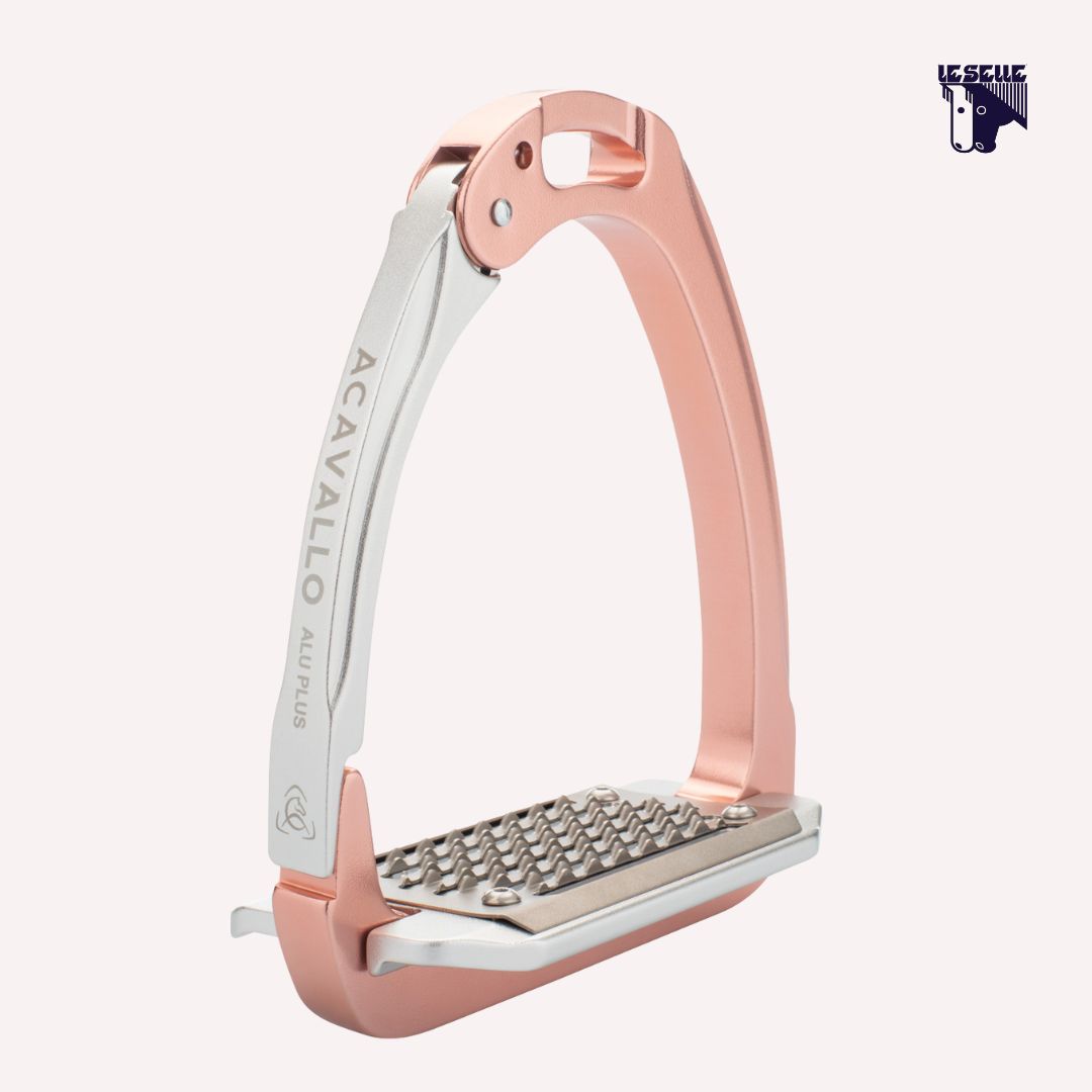 ACAVALLO ALUPLUS 2.0 STIRRUPS - PINK