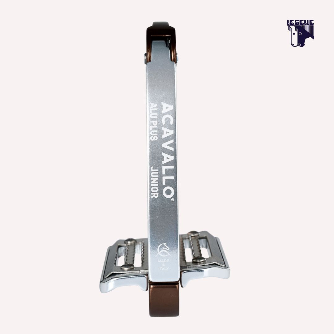 ACAVALLO ALUPLUS JUNIOR STIRRUPS - ORANGE