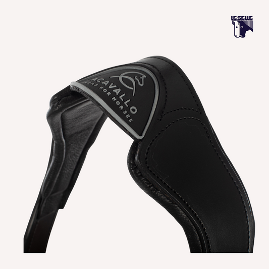 CAVEZZA ACAVALLO IN CUOIO - NERO