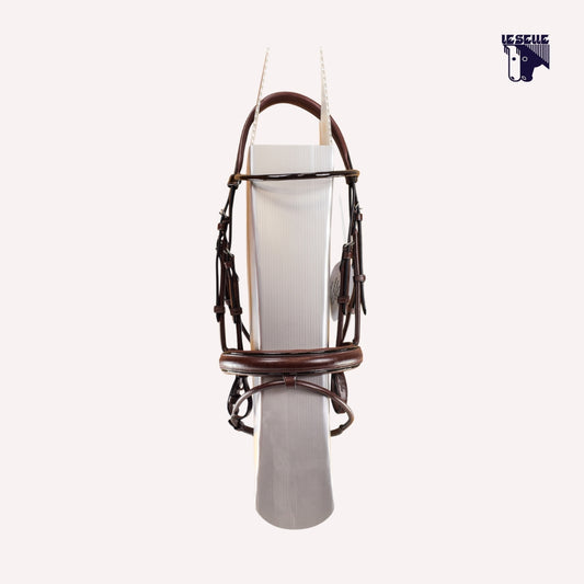 TESTIERA NO STRESS SELLERIA EQUIPE - MARRONE