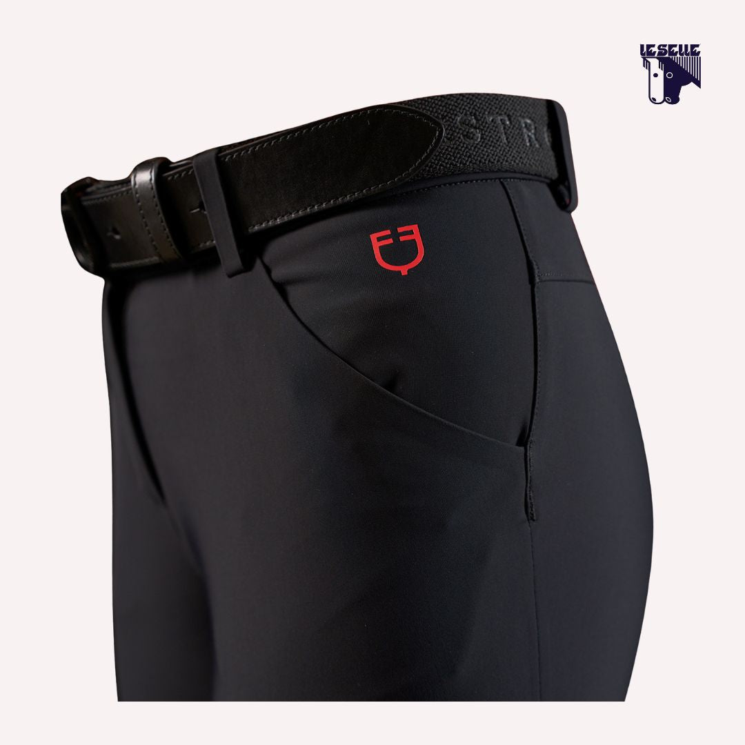 PANTALONI EQUESTRO RIDERTEC - NERO