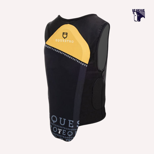 PARASCHIENA EQUESTRO BIMBI - NERO E GIALLO