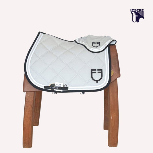 COMPLETO EQUESTRO DOUBLE STRIPES - GHIACCIO