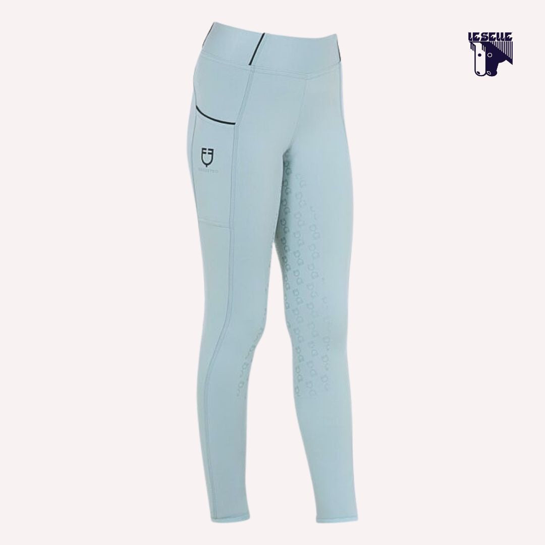 LEGGINGS EQUESTRO - AZZURRO