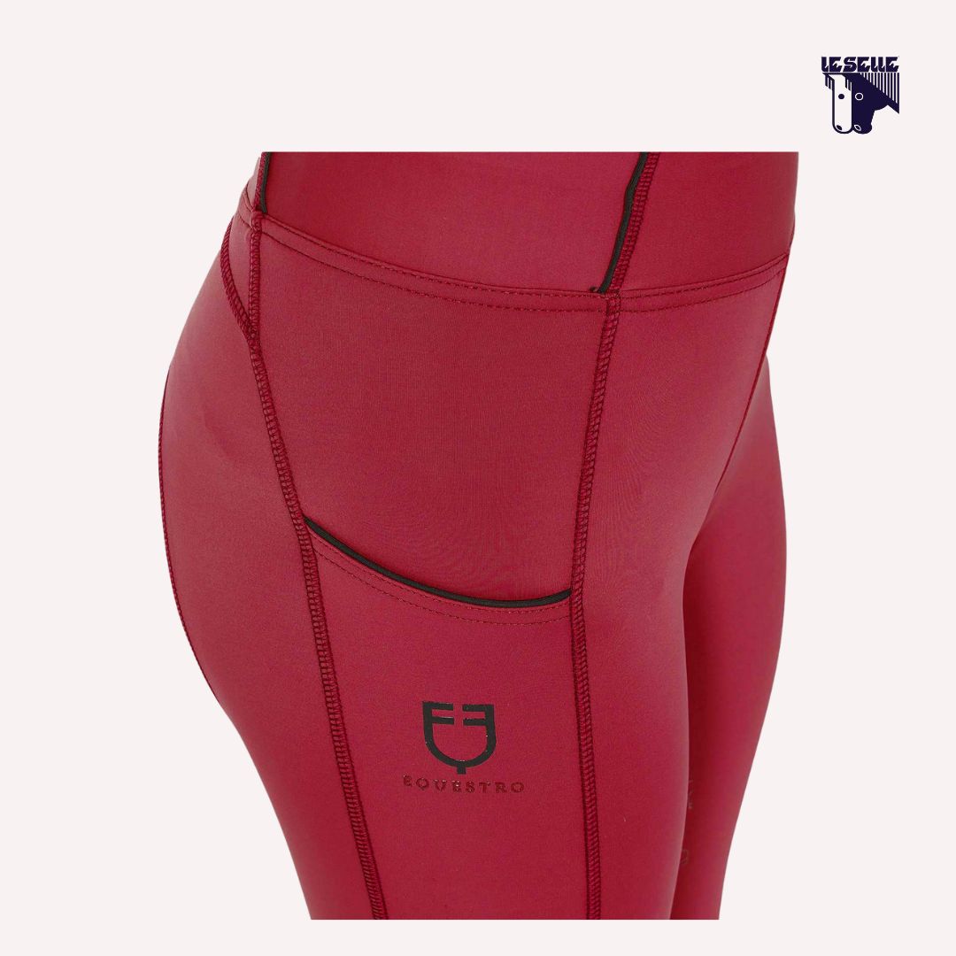 LEGGINGS EQUESTRO - ROSSO