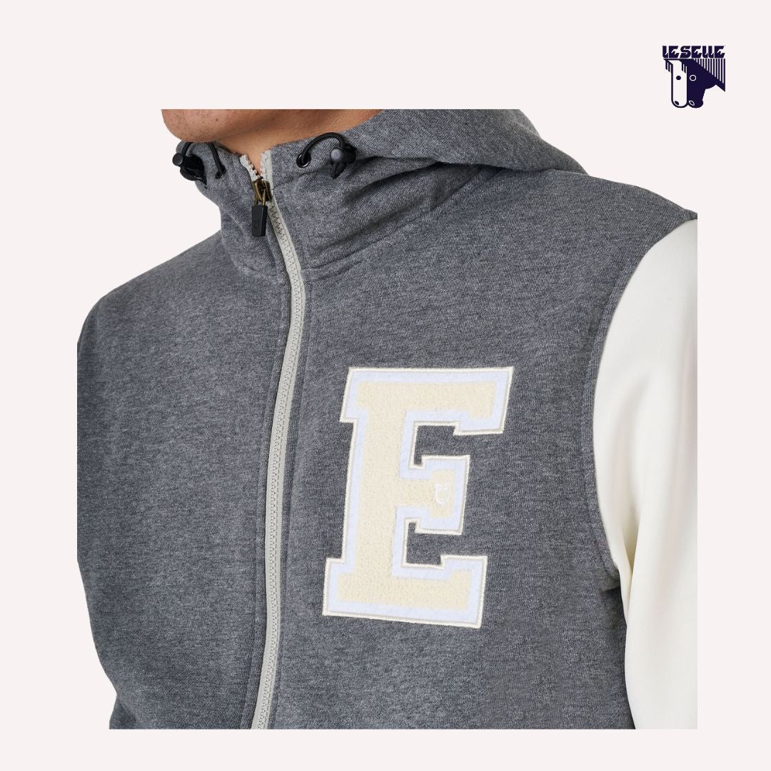 FELPA UOMO EQUESTRO BICOLOR - GRIGIO