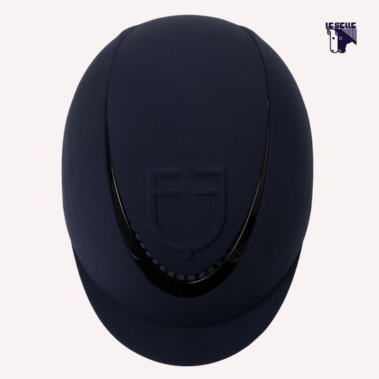 CAP EQUESTRO LOGO EMBOSSED - BLU