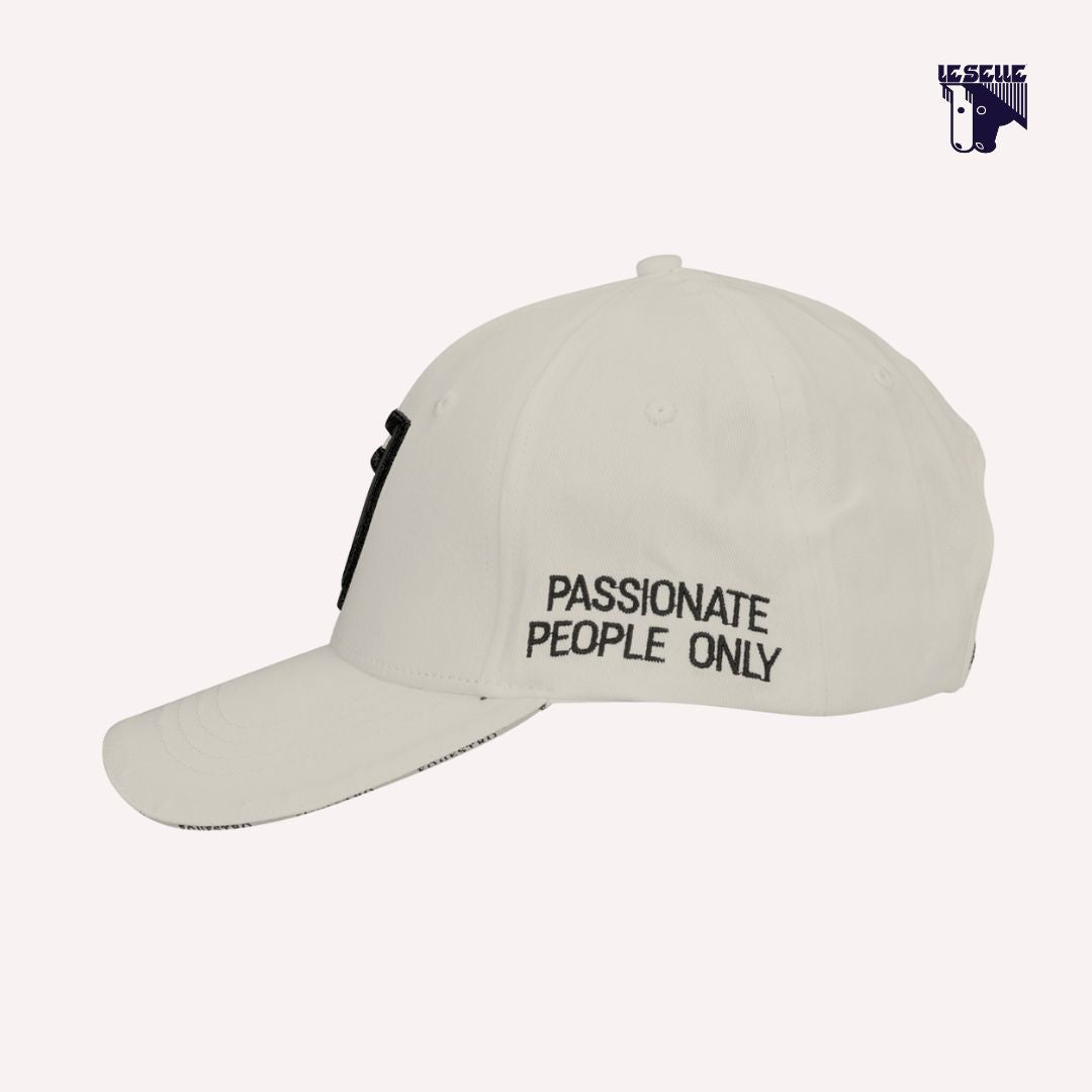 EQUESTRO CAP WHITE AND ORANGE