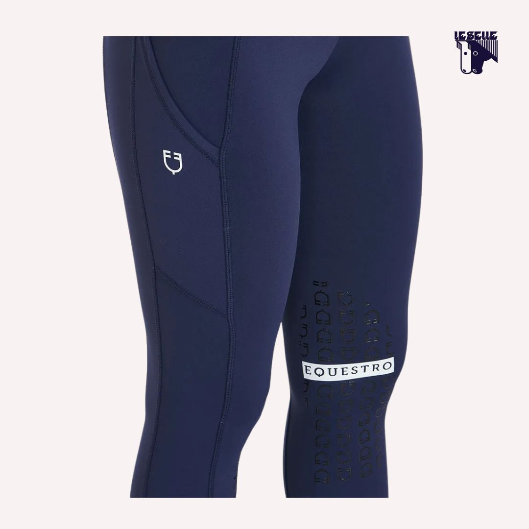 LEGGINGS EQUESTRO KAO - BLU